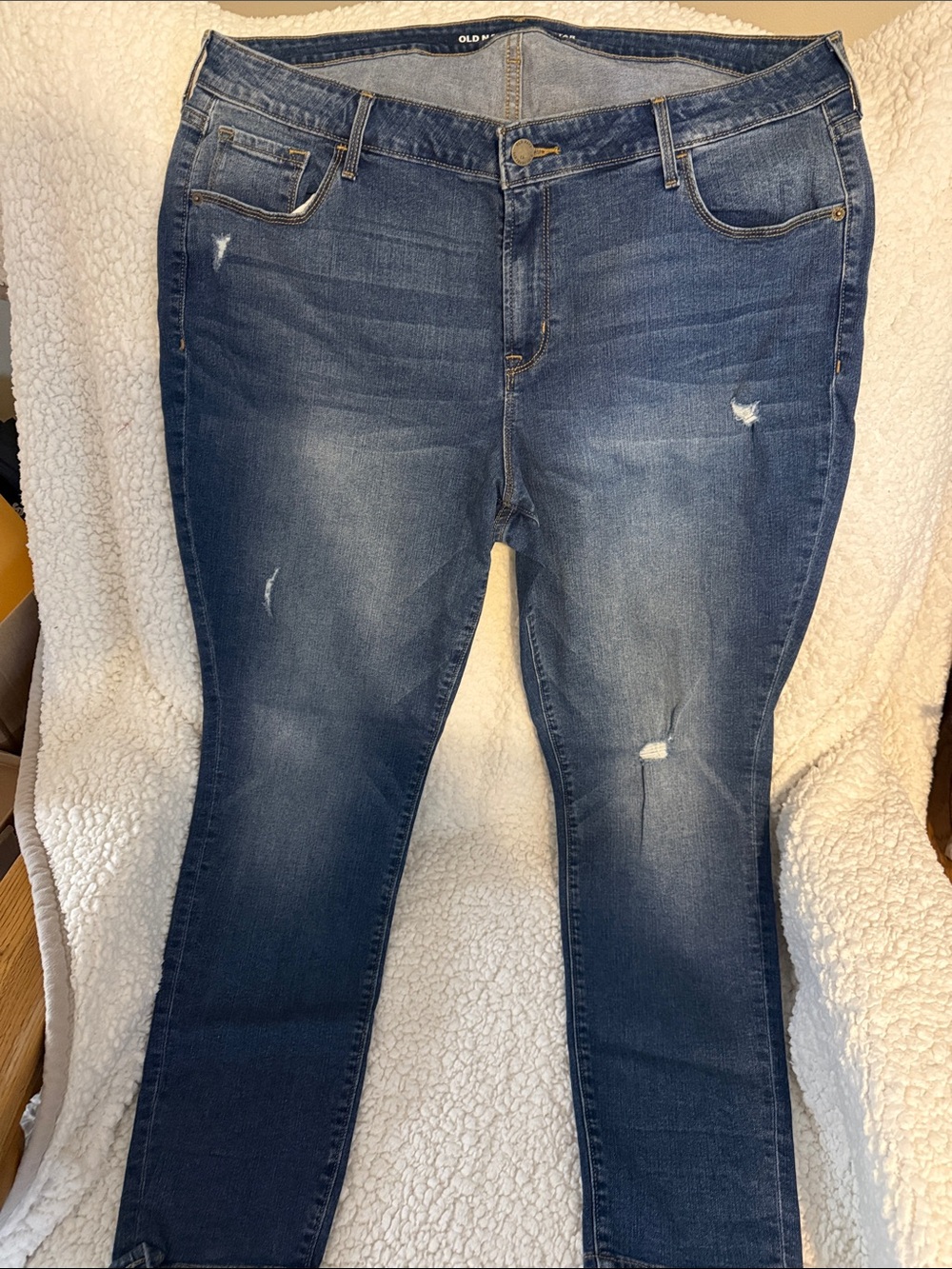 Old Navy Women's Skinny Jeans - Dark Blue Wash